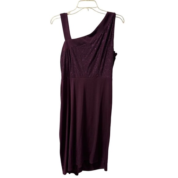 R&M Richards One-Shoulder Asymmetrical Cocktail Dress Size 14 .NWT - Picture 12 of 12